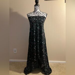 Lularoe Floral Black Maxi Dress